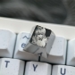 1U Titanium Alloy Artisan Keycaps Precision Pointillism for Mechanical Keyboard -Gotoh Hitori